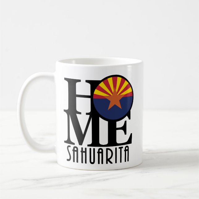 Caneca De Café HOME Sahuarita Arizona 11oz (Esquerda)