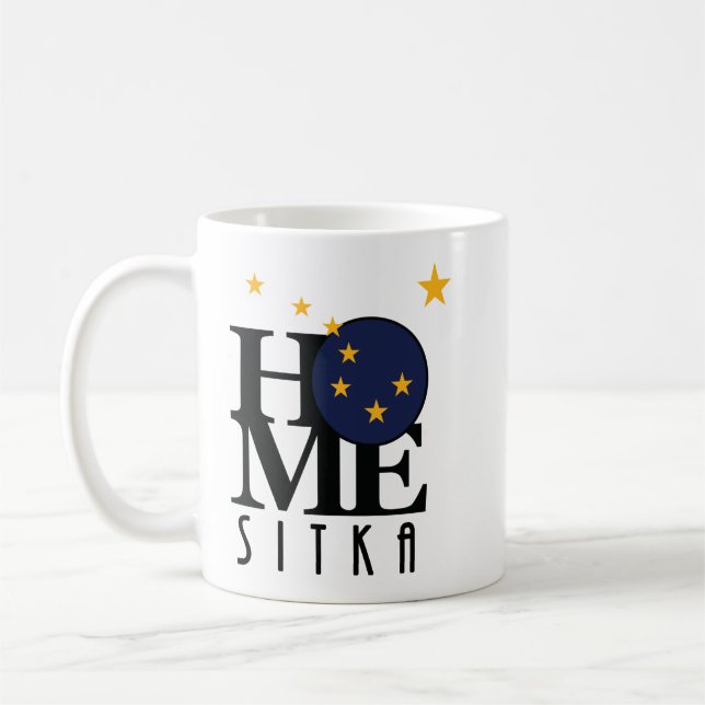 Caneca De Café HOME Sitka Alaska 11oz (Esquerda)