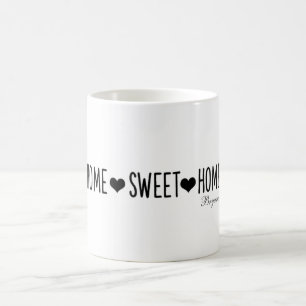Caneca De Café Home Sweet Home Personalizado
