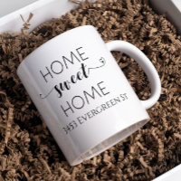 Home Sweet Novo Endereço Presente para o lar