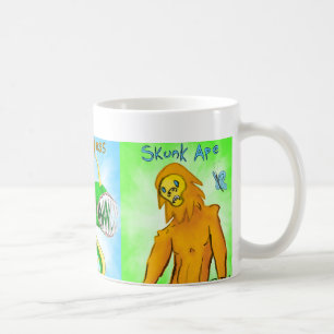 Caneca De Café homem da traça 3-In-1, Loch Ness, macaco da