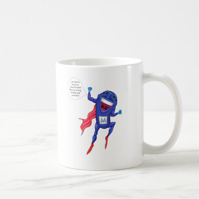 Caneca De Café Homem das mitocôndria (Direita)