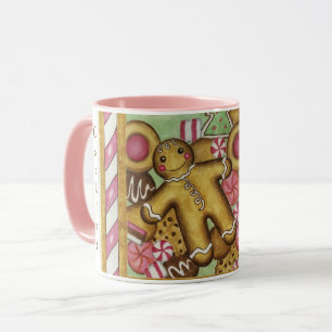 Caneca de Café Homem de Biscoito de Natal
