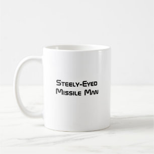 Caneca De Café Homem de Míssil de Olhos Estrelados