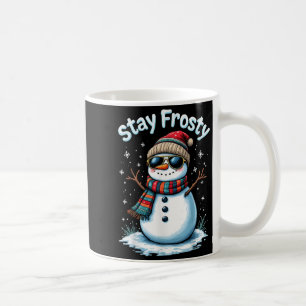 Caneca De Café Homem de Neve Fique Feliz Natal Engraçado Xmas