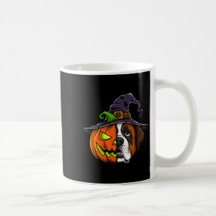 Caneca De Café Homem de São Bernardo Abóbora Jack O Lanterna Hall