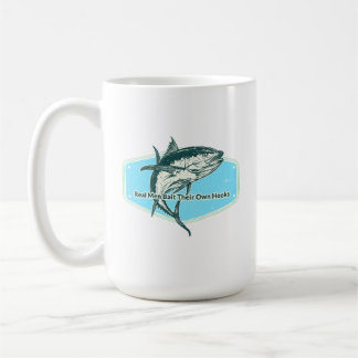 Caneca De Café Homem de Verdade Coloca a Isca no Próprio Anzol