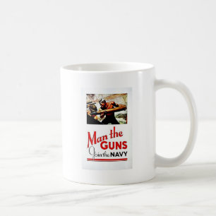 Caneca De Café Homem de Wwii as armas