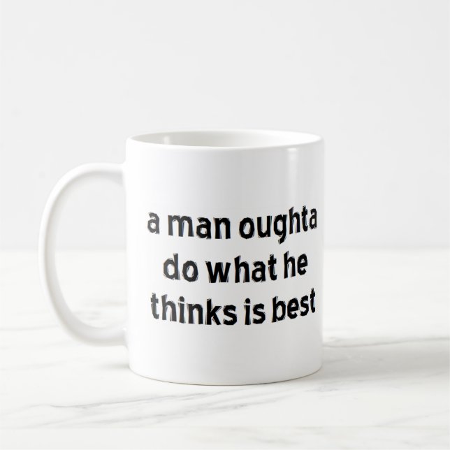 Caneca De Café homem deveria fazer (Esquerda)