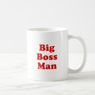 Caneca De Café Homem do chefe grande