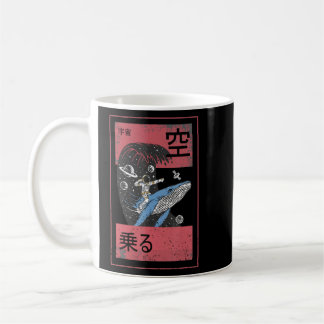 Caneca De Café Homem Do Tema Astronauta Numa Baleia