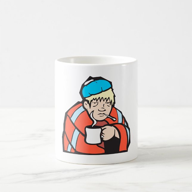 Caneca De Café Homem Doente (Criador carregado)