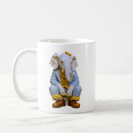 Caneca De Café Homem Elefante Excêntrico