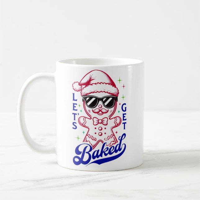 Caneca De Café Homem Engraçado De Gingerpão - Vamos Que Se Enrola (Esquerda)