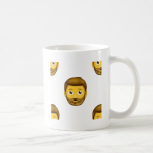 Caneca De Café homem farpado do emoji