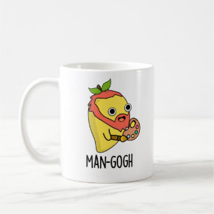Caneca De Café Homem-Gogh - Artista Bonito Mango Pun