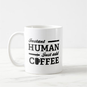 Caneca De Café Homem Instantâneo Apenas adicione café com caneca