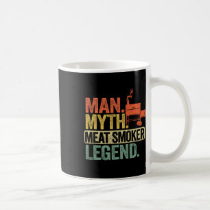 Caneca De Café Homem Lenda Defumador de Carne Pai Lendário Churra