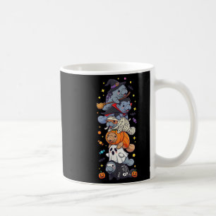 Caneca De Café Homem Manatim Bruxa Vampiro Fantasma Dia das Bruxa