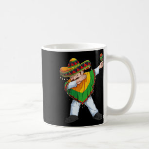 Caneca De Café Homem Mexicano Dabbing Poncho Sombrero Cinco De Ma