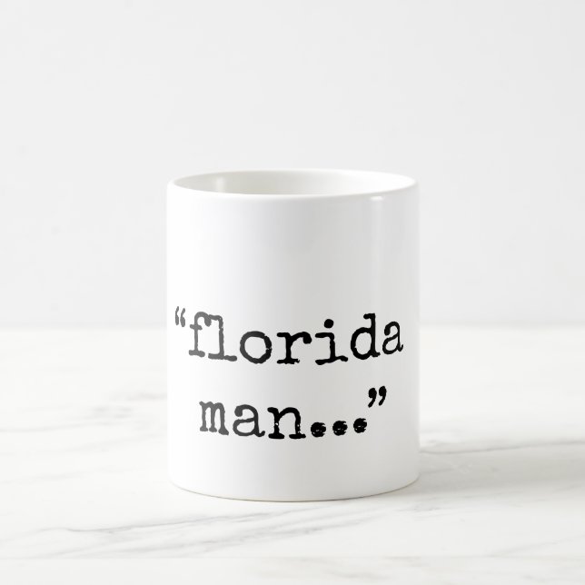 Caneca De Café Homem notório de Florida (Centro)