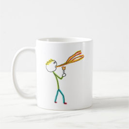 Caneca De Café Homem-Pau que Respira Fogo