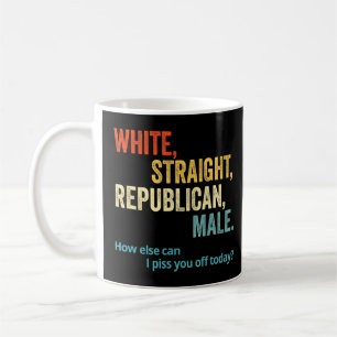 Caneca De Café Homem Republicano Hetero Branco - Republicano 1