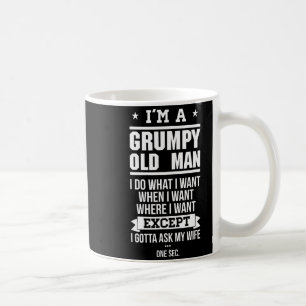 Caneca De Café Homem Resmungão Velho O Que Quer