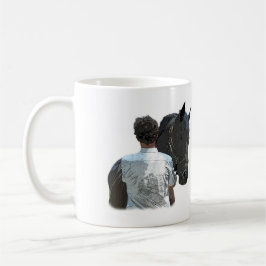 Caneca De Café Homem Segurando Pata De Café Leve