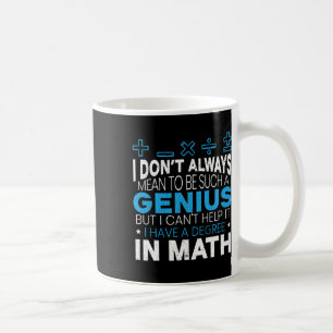 Caneca De Café Homem Tão Gênio Mas Não Posso Ajudar Tenho Um De