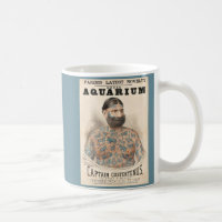 Homem tatuado do Capitão Costentenus dos anos 1880