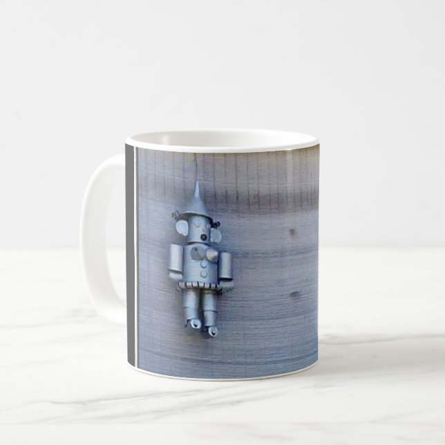 Caneca De Café Homem-Tin e Mulher-Tin (Frente Esquerda)