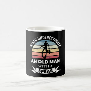 Caneca De Café Homem Velho com Pai de Presente Engraçado de Aran