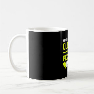 Caneca De Café Homem Velho com Pickleball Paddle Homens Mais velh
