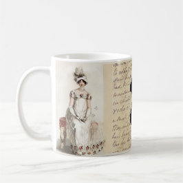 Caneca De Café Homenagem a Jane Austen.