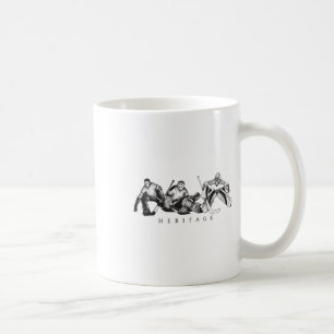 Caneca De Café Homenagem ao Goleiro de Hockey Heritage Vintage ao