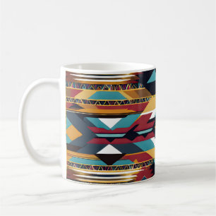 Caneca De Café Homenagem Nativa Americana ao Abstrato 02