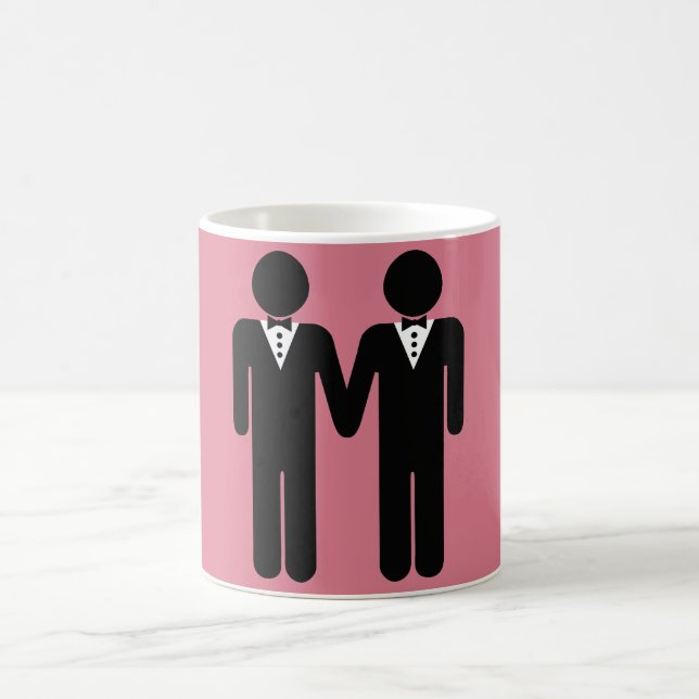 CANECA DE CAFÉ HOMENS ALEGRES DO CHAPÉU DE COCO DO CASAMENTO - (Centro)