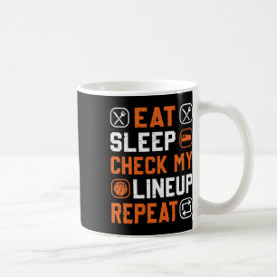 Caneca De Café Homens De Basquete Verificam A Minha Linha