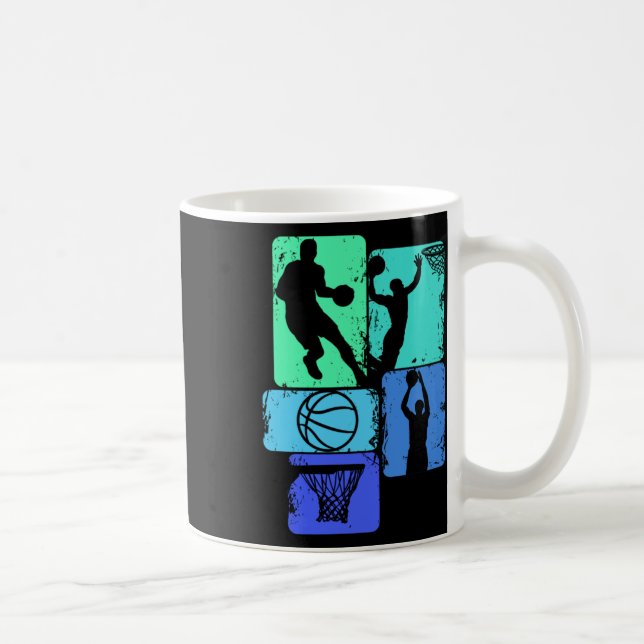 Caneca De Café Homens De Jogadores De Basquete (2) (Direita)