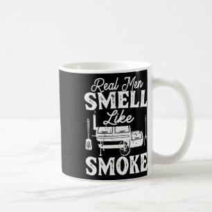 Caneca De Café Homens de Verdade Cheiram a Fumaça - Pitmaster Chu