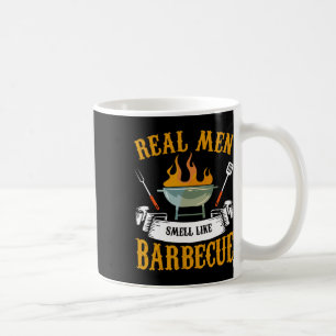 Caneca De Café Homens de Verdade Cheiram como Churrasco Churrasqu