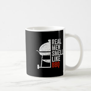 Caneca De Café Homens de Verdade Cheiram como Churrasco Engraçado