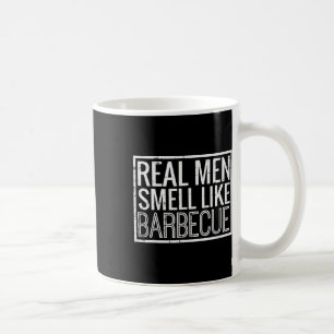 Caneca De Café Homens de Verdade Cheiram como Churrasco Engraçado