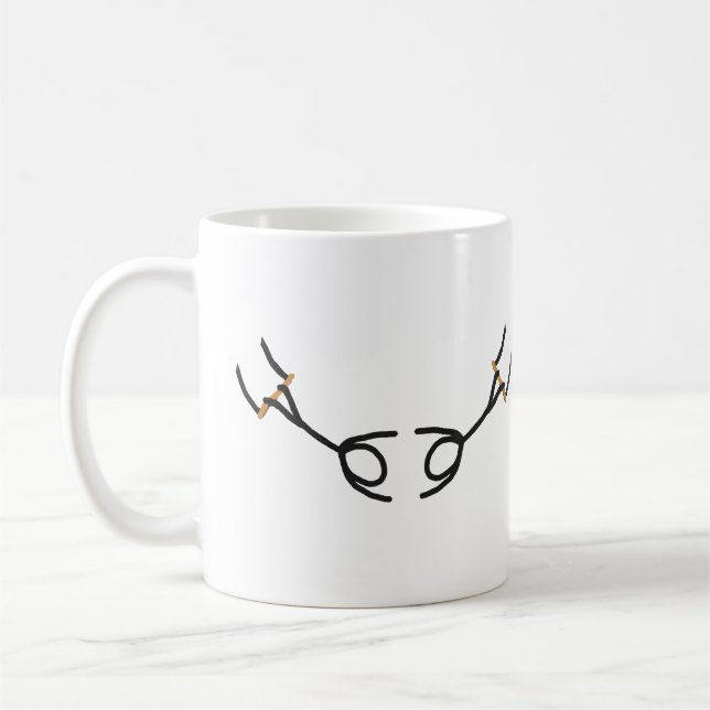 Caneca De Café Homens do Trapézio (Esquerda)