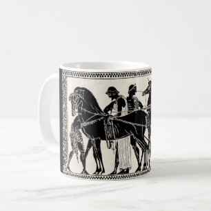 Caneca De Café homens e cavalos romanos antigos