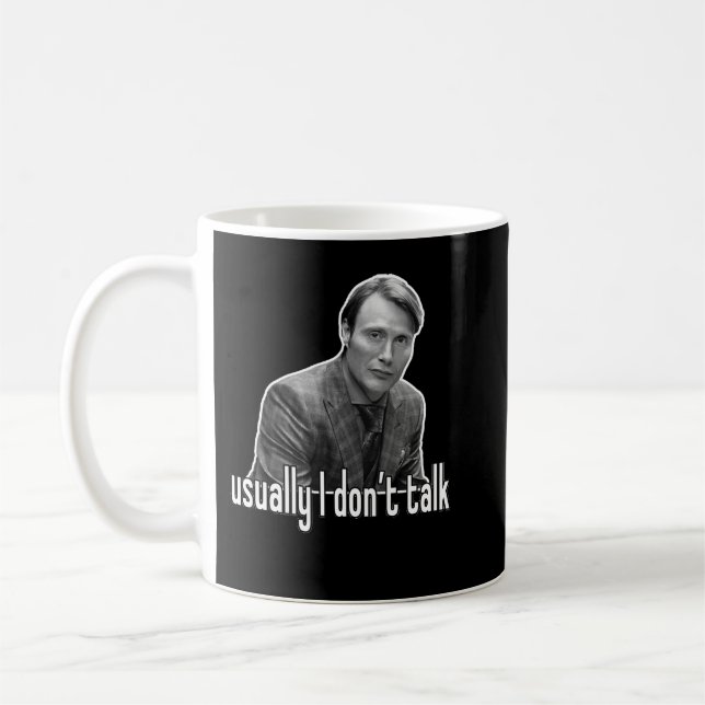 Caneca De Café Homens Engraçados Madre Influente Mikkelsen Gift M (Esquerda)
