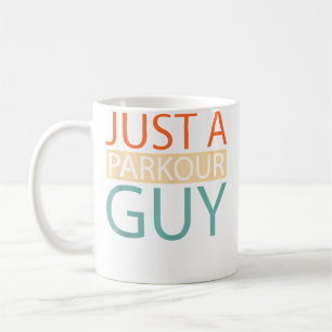 Caneca De Café Homens Free Running Traceur Runner - Apenas Um Par