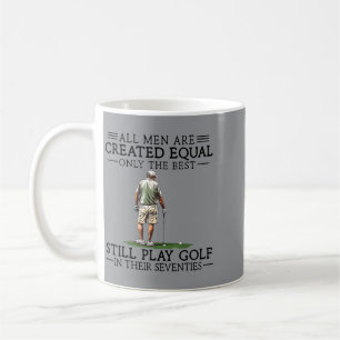 Caneca De Café Homens Jogam Golfe nos Anos Setenta Presente para
