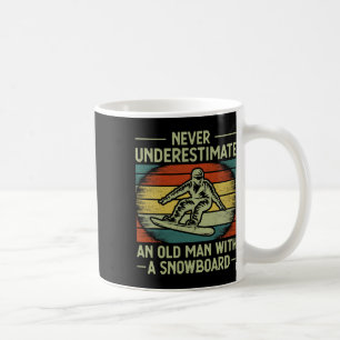 Caneca De Café Homens legal de Arte Snowboard Mulheres Skier Snow